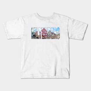 MILTENBERG - Germany View of Historic House Facades Kids T-Shirt